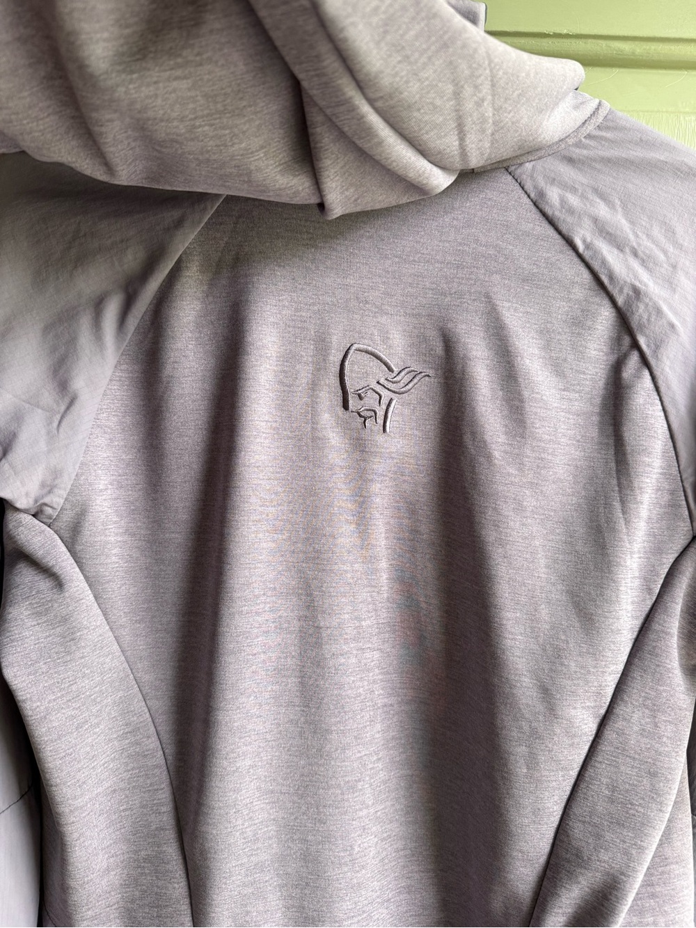 Norrona more Octa zip purple sage half zip pullover with draw string waist - Picture 4 of 6